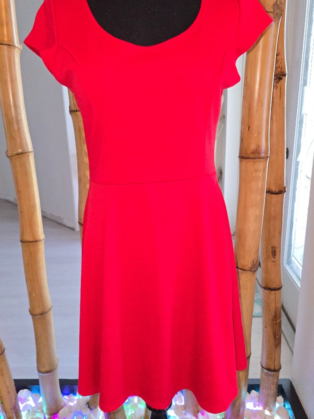 Red skater Dress
